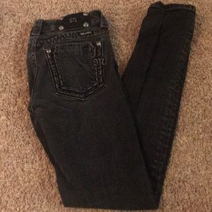 MISS ME Black Skinny Jeans